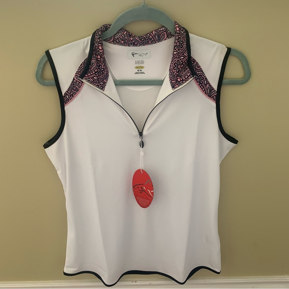 Ladies golf tank top Greg Norman Collection NWT